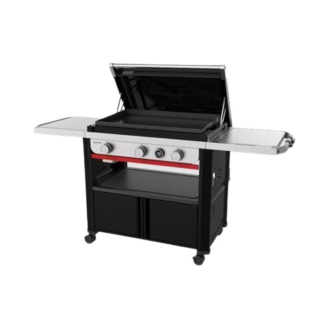 Vendita online Piastra Weber Slate GPD da 76 CM nera con supporto